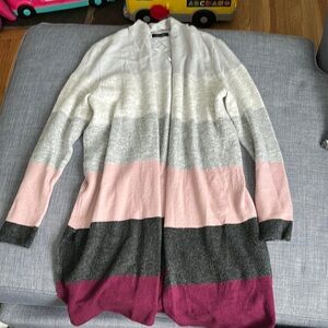 Verve Ami Multicolor Striped Cardigan